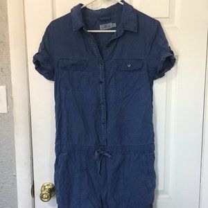 Vineyard Vines Blue Utility ROMPER (Size 8)